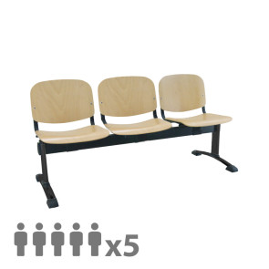 Banquetas con asiento de madera 347B45204