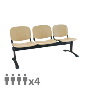 Banquetas con asiento de madera 347B45201