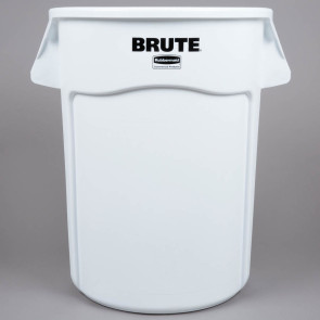 Contenedor plástico BRUTE 166 litros blanco 213B46484