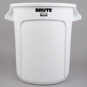 Contenedor plástico BRUTE 38 litros blanco 213B12251