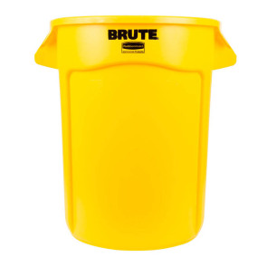 Contenedor plástico BRUTE 120 litros amarillo 213B13286