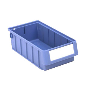 Caja plástica almacenar en estantería serie RK 229B44285