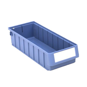 Caja plástica para almacenar en estantería serie RK 229B43656