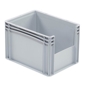Caja plástica Eurobox serie Basicline 327B45708