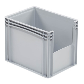 Caja plástica Eurobox serie Basicline 327B45709
