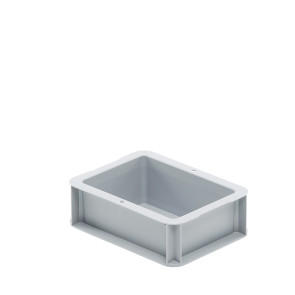 Caja plástica transparente Norma Europa 400X300X220 MM - StockPalet