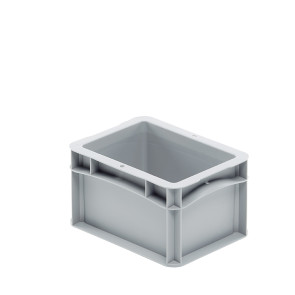 Caja plástica transparente Norma Europa 400X300X220 MM - StockPalet