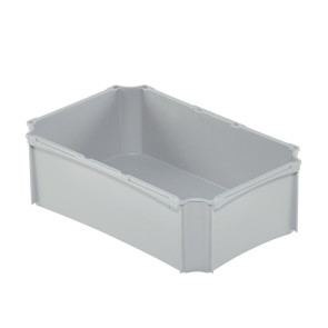 Caja plástica transparente Norma Europa 400X300X220 MM - StockPalet