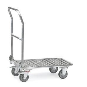 Carro con tirador plegable y plataforma de aluminio 249B50818