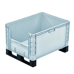 Contenedor plástico con ventana y patines 327B48585
