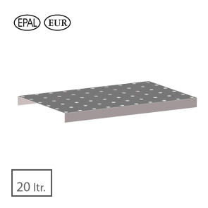 Rejilla de acero galvanizado para cubeta 238B45667