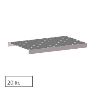 Rejilla de acero galvanizado para cubeta 238B43306