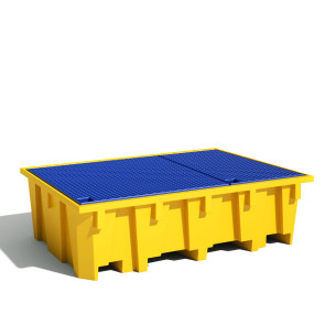 Cubeto de retención de plástico para estantería de paletización 393B49455