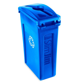 Basurera para reciclaje de 87 lts. azul 213B46460