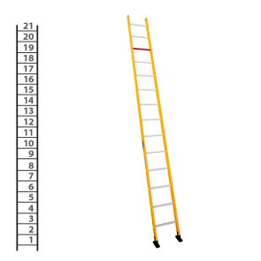 Escalera de fibra apoyable de un tramo 364B46287