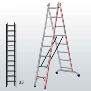 Escalera transformable de 2 tramos 065B12903