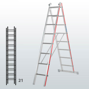 Escalera transformable de 2 tramos 065B12913