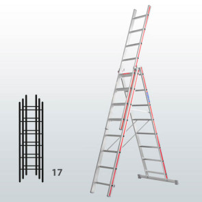 Escalera transformable de 3 tramos 065B12914