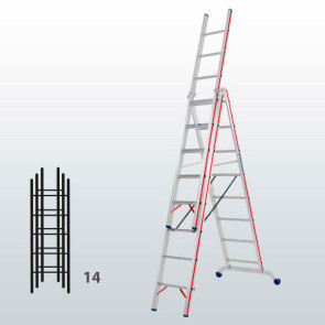 Escalera transformable de 3 tramos 065B12904