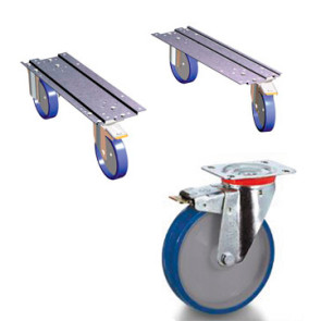 Kit de ruedas diámetro 100 mm de poliuretano 417B23951