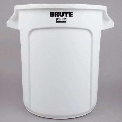 Contenedor plástico BRUTE 38 litros blanco 213B12251