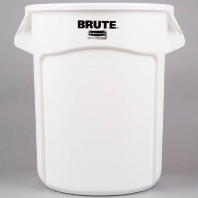 Contenedor plástico BRUTE 76 litros blanco 213B16054