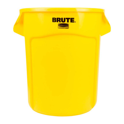 Contenedor plástico BRUTE 76 litros amarillo 213B13051