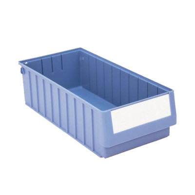 Caja plástica almacenar en estantería serie RK 229B44290