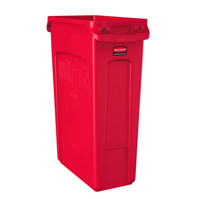 Basurera para reciclaje de 87 lts. rojo 213B46444