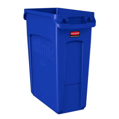 Basurera para reciclaje de 60 lts. azul 213B46435