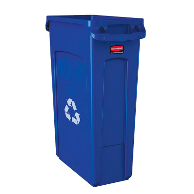 Basurera para reciclaje de 87 lts. azul 213B46440