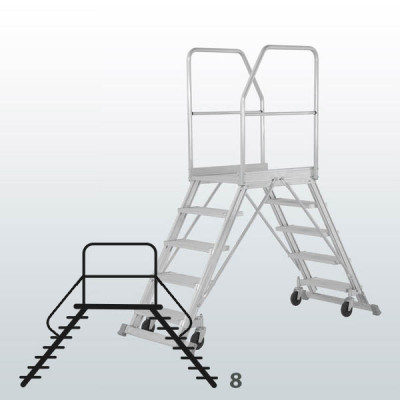 Escalera de plataforma acceso dos lados 065B50759