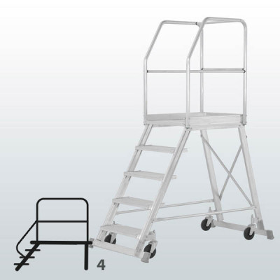Escalera de plataforma acceso un lado 065B50750