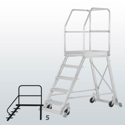 Escalera de plataforma acceso un lado 065B50751