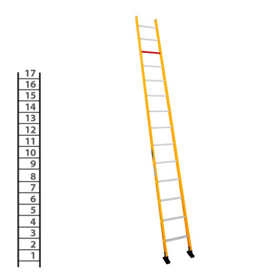 Escalera de fibra apoyable de un tramo 364B46283