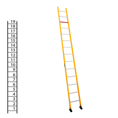 Escalera de fibra apoyable de un tramo 364B46285