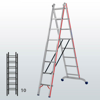 Escalera transformable de 2 tramos 065B12900