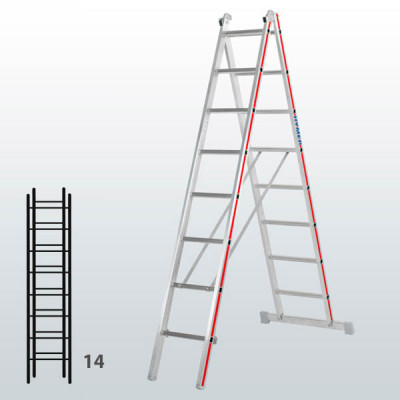 Escalera transformable de 2 tramos 065B12911