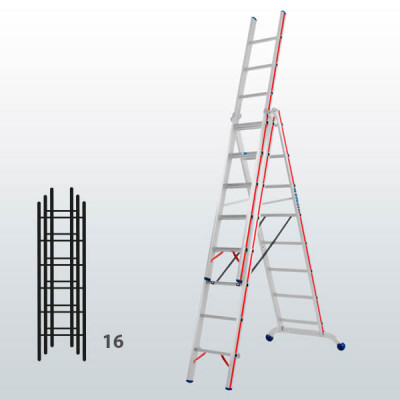 Escalera transformable de 3 tramos 065B12905