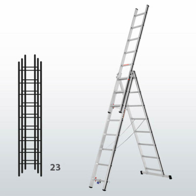 Escalera transformable de 3 tramos 065B15865