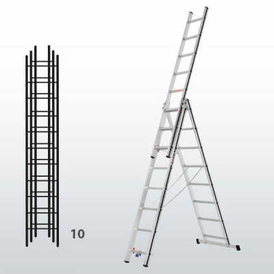 Escalera transformable de 3 tramos 065B15866