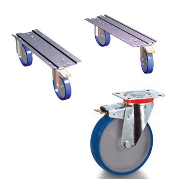 Kit de ruedas diámetro 100 mm de poliuretano 417B23951