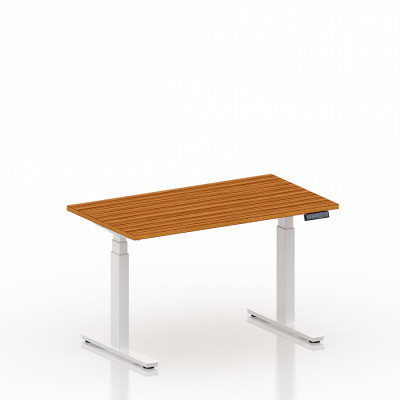 Mesa de trabajo elevable con encimera de madera 407B50393