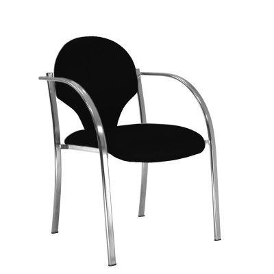 Silla para colectividades con asiento tapizado 347B45174