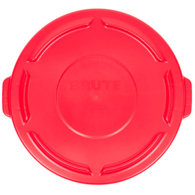 Tapa plástica roja para basurera BRUTE 213B12264