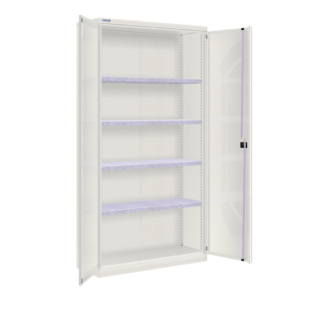 Armario metálico para taller de puertas batientes 328B22499 Aparador Vermelho Casas Bahia ~ Armario metálico para taller de puertas batientes 328B22499