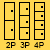 armarios con 2, 3, ó 4 puertas por cuerpo