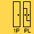 armarios con 1 puerta o 2 puertas en “ PL” por cuerpo