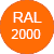 naranja ral 2000