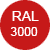 rojo ral 3000